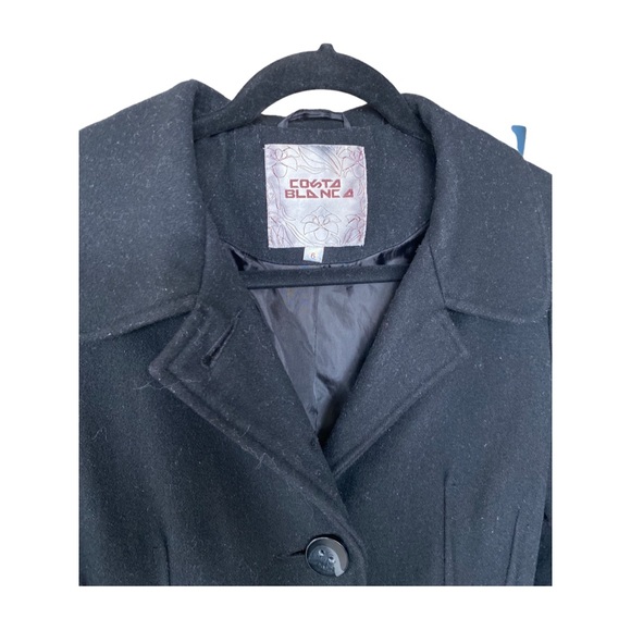 Costa Blanca Wool Coat size 6 - Picture 4 of 4